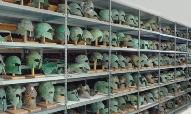 Το μυστήριο με τις περικεφαλαίες στην Αρχαία Ολυμπία που εντυπωσιάζει τους επιστήμονες!